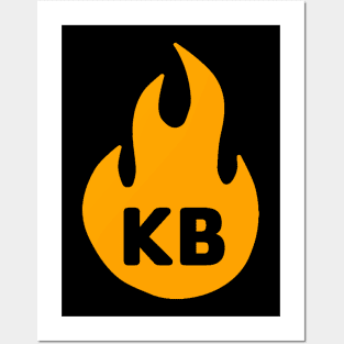 KB flame (front only) Posters and Art